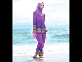 Muslim woman in beach