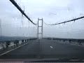 driving across the humber bridge