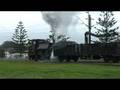 F163 in steam at Feilding
