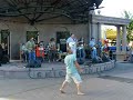 big mo and the full moon band & guest performing at  the chico, ca. city plaza
