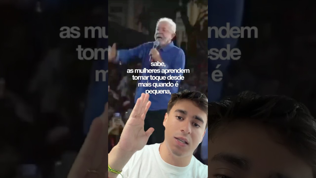 Menina pequena não aprende a tomar toque nenhum, Lula!!!!