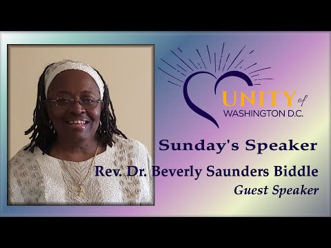 Rev. Dr. Beverly Saunders Biddle  ~  November 30, 2025
