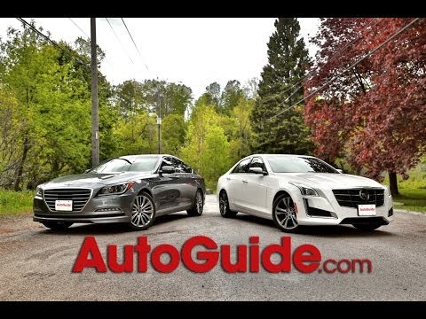 2015 Hyundai Genesis Sedan vs. 2014 Cadillac CTS Vsport 2015 Hyundai Genesis Sedan vs. 2014 Cadillac CTS Vsport