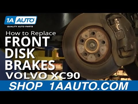 How To Install Replace Front Disc Brakes Volvo XC90 1AAuto.com