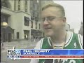 Leverett Building Manager Paul Hegarty after running the Boston Marathon