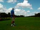 Travis Tees Off