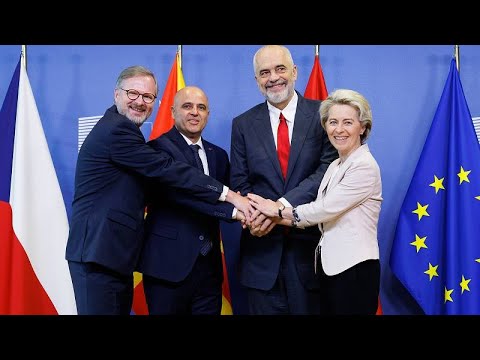 EU: Beitrittsgesprche mit Nordmazedonien und Alban ...