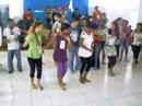 Saluz e Musac em Missão Animando Galera de Lajedão