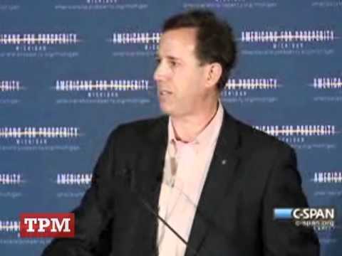Santorum: I Won't Reach Out To Minorities By Talking About Food Stamps