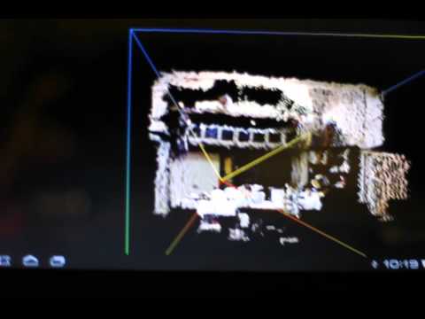 Microsoft Kinect on Tegra 2 - Visualizing the PointCloud Data on GPU III
