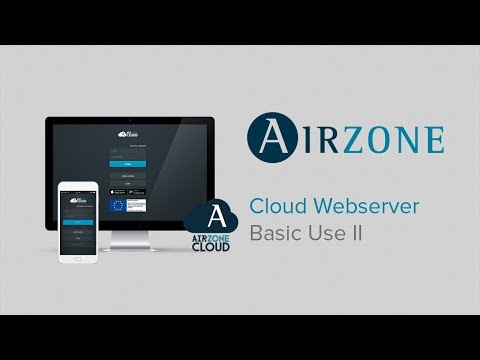 Airzone Cloud Webserver: basic use II