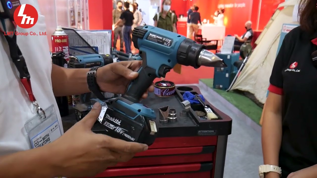 DHG181 รีวิวเครื่องเป่าลมร้อนแบตเตอรี่ 18V LXT งานสถาปนิก'65 เมืองทอง ณ บูธ MAKITA