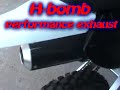 klx 110 pipe h-bomb ground control shocks klx 110 pipe h-bomb ground control shocks