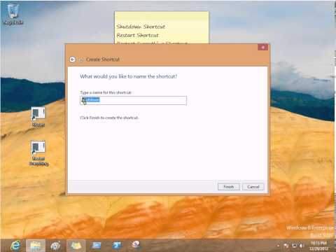 how to shutdown windows 8