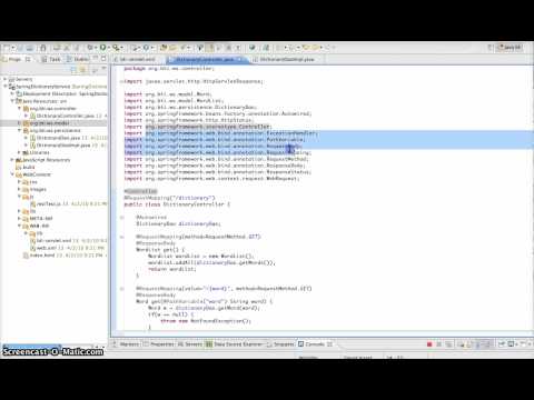 Spring Security 3.0 - ntroduction to building RESTful web services with the Spring Framework. This portion discusses the initial configuration. The source code used in the screenc...