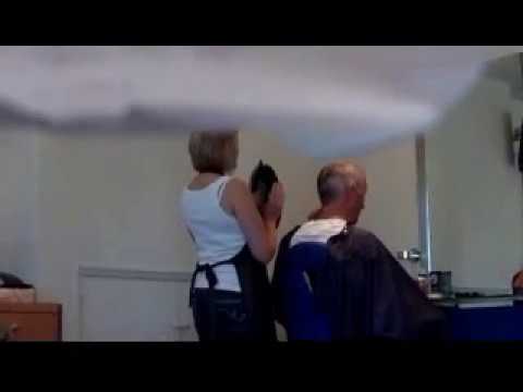barberette - candid film about hair line taper...nice clean neck take 2.