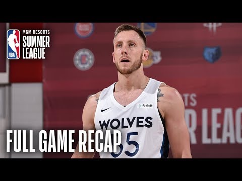 Video: BUCKS vs TIMBERWOLVES | Balanced Effort Leads Minnesota | MGM Resorts NBA Summer League