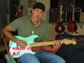 Guitar Lead Lesson Major Arpeggio sweep picking part 1