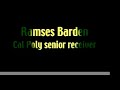 Cal Poly's Ramses Barden on San Diego State