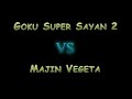 amv dragon ball z  goku super sayan 2 vs  majin vegeta  dbz