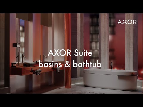 AXOR Suite basins & bathtub designed by Philippe Starck