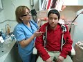 Young boy with Advanced Keratoconus wearing Rose K lenses (Spanish).