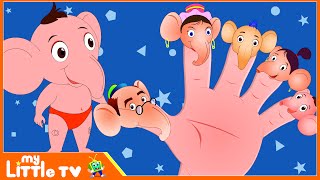 Elephant Finger Family  Nursery Rhymes  Baby Songs