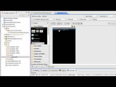 Tutorial Android 8: usar el touch(evento ontouchlistener)_Android szoftverfejleszt�knek. Heti legjobbak
