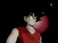 Fallen leaves Goku vs. Picollo