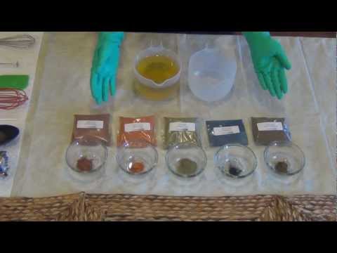 how to dye homemade soap