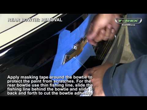 2010-2011 Chevrolet Camaro Bowties Removal Installation