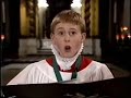 in 1989, jim fixed it for a 10 year old to sing with st paul's cathedral choir. they do once in royal david's city and away in a manger. there's quite a difference between the wannabe and the real thing!