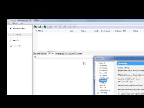 how to turn utorrent seeding off