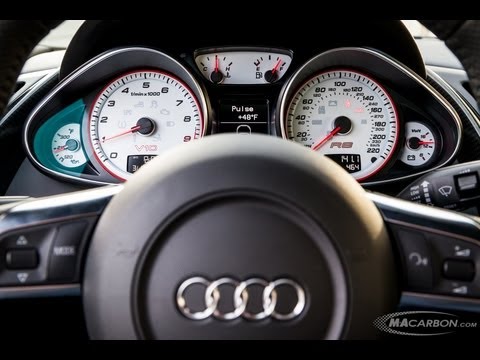 Audi R8 R8GT Steering Wheel Installation by MAcarbon