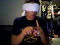 Evan Doing A Rubic Cube.... Blindfolded