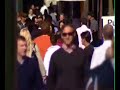 People walking on a very busy street