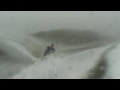 Naples Water Skiing Aivars on the 20 foot rope in the fog