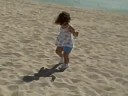 Kassandra Feels Freedom at Beach