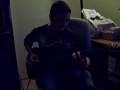 Gabe jammin on his guitar.AVI