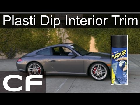 How to Fix Scratched Car Interior with Plasti Dip: Porsche 911