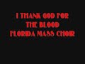 I THANK GOD FOR THE BLOOD