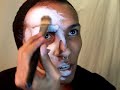 you asked, so here it is. the mask that is in my user icon.. only this time i did it 2380957109 times better than last year. Go buy Kryolan from my friend Amy (Shrinkle), she is awesome! tinyurl.com blanchebabcock's brow covering tutorial: www.youtube.com for the blood i used: Red Lipmix. Moistly Lip Gelee. Burnt Burgundy Pigment. STALKERAZZI: www.petrilude.com (the website) http (the myspace) www.youtube.com (the non-makeup youtube) www.twitter.com (see what im doing)