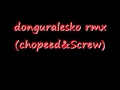 Donguralesko rmx Chopeed&Screw ''Drewnianej małpy rock