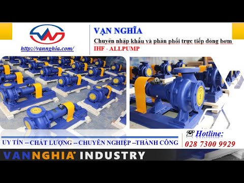 DÒNG BƠM HÓA CHẤT IHF - ALLPUMP