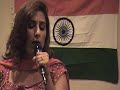 Anisha Bakshi sings Indian National Anthem - Janganman