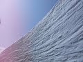 いよいよ雪の壁が一番高い15mの場所です。 ここを過ぎると壁の外を通る雪の道パノラマロードを通り室堂にもどります。