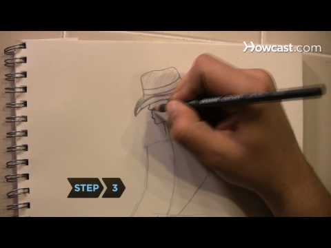 how to draw michael jackson
