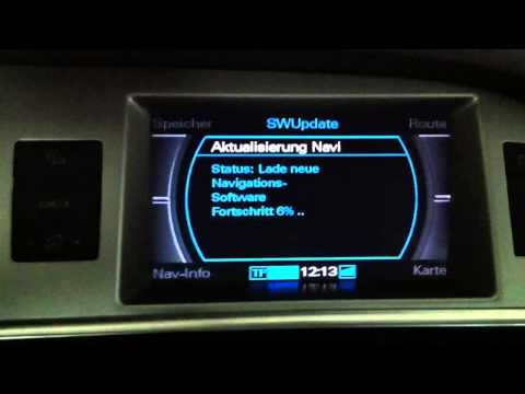 how to update audi navigation dvd