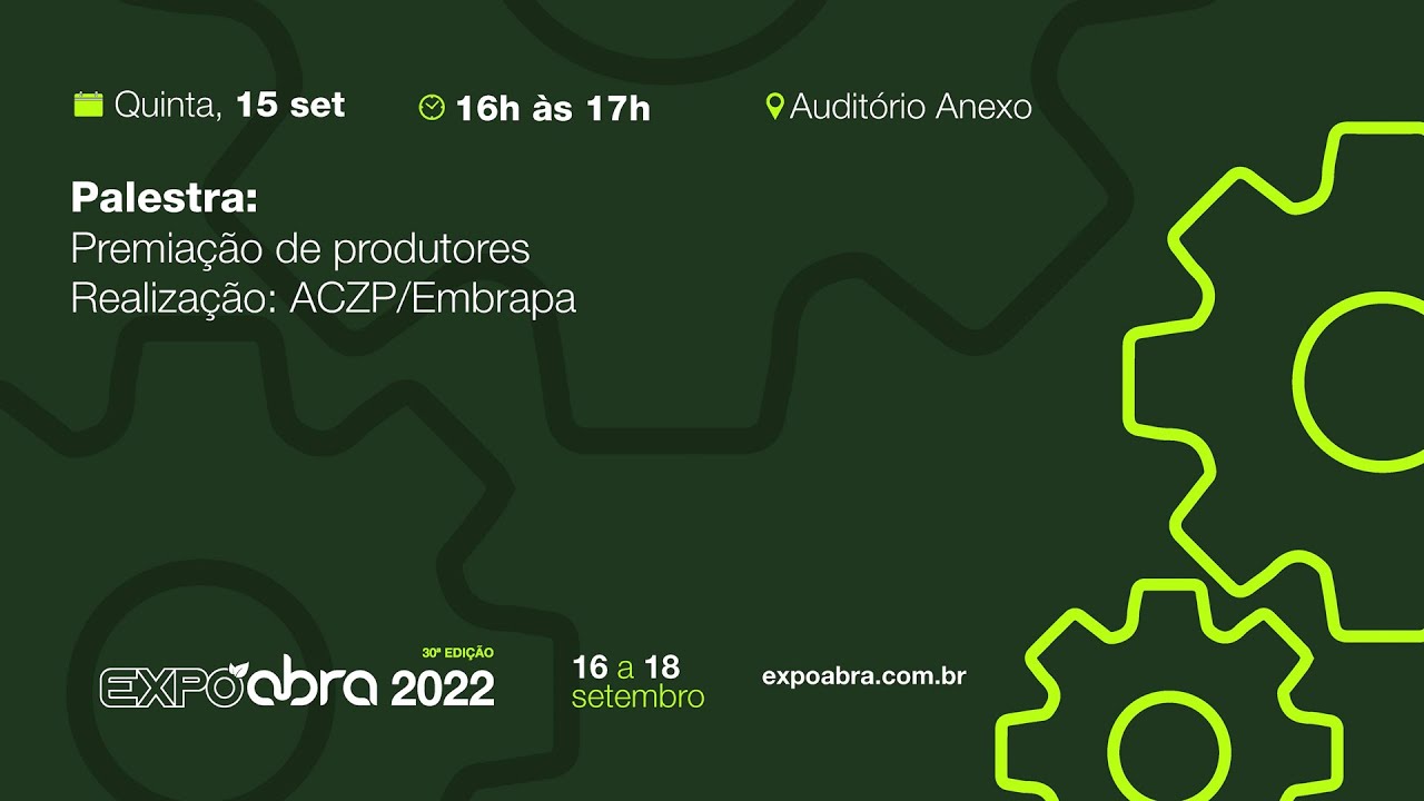 Premiação de produtores.