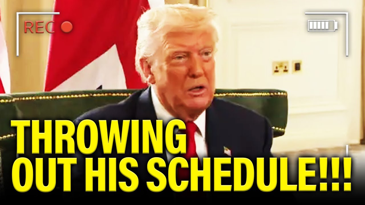 Trump RETURNS to DC IN PANIC and THROWS AWAY Schedule
